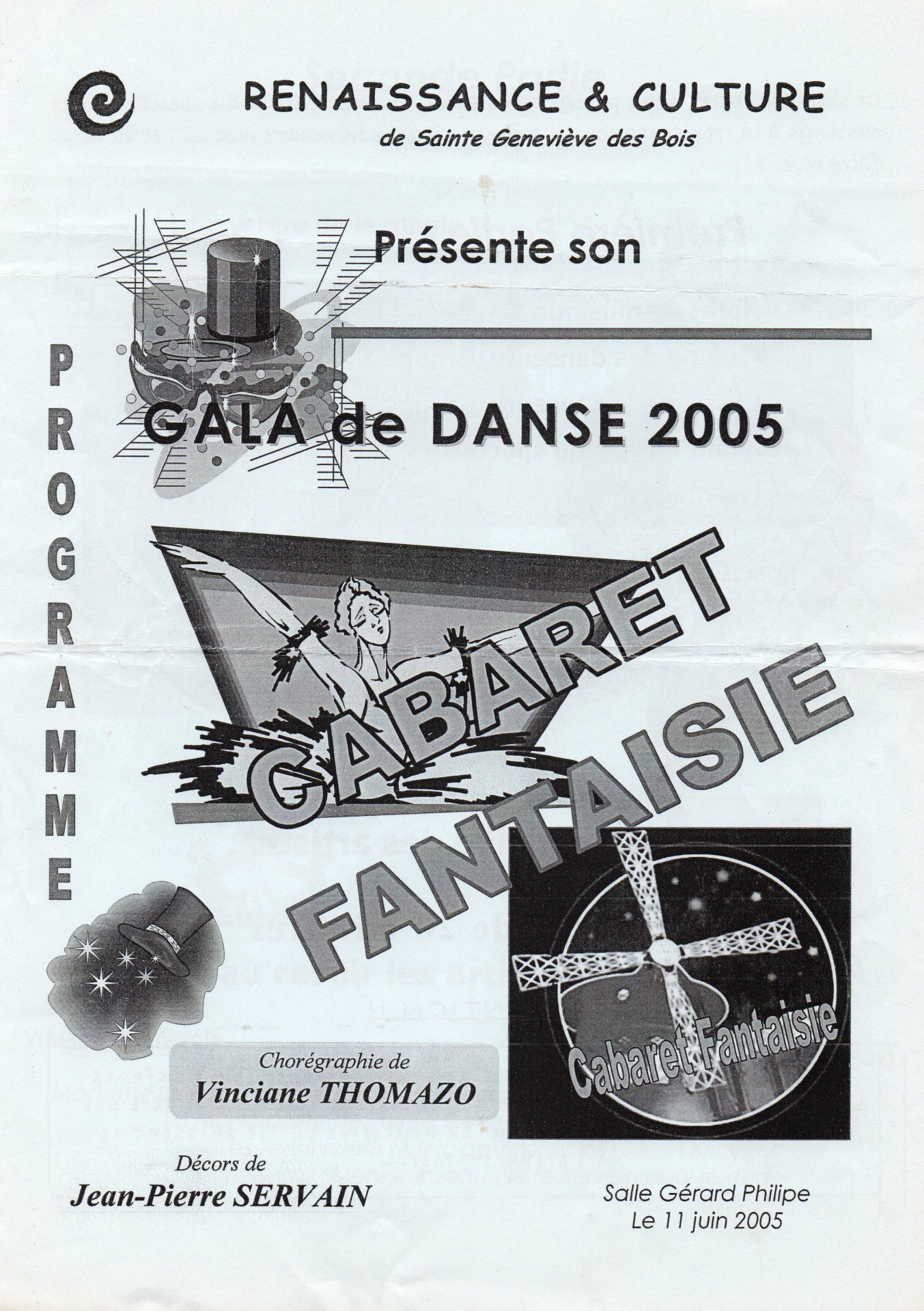 2005 affichette gala de danse