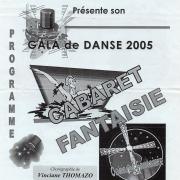 2005 affichette gala de danse